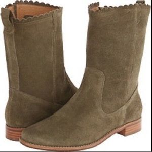 Jack Rogers Carly Mid Calf Seude Boots